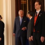 Londra, Re Carlo III e la Regina Camilla salutano gli imperatori giapponesi