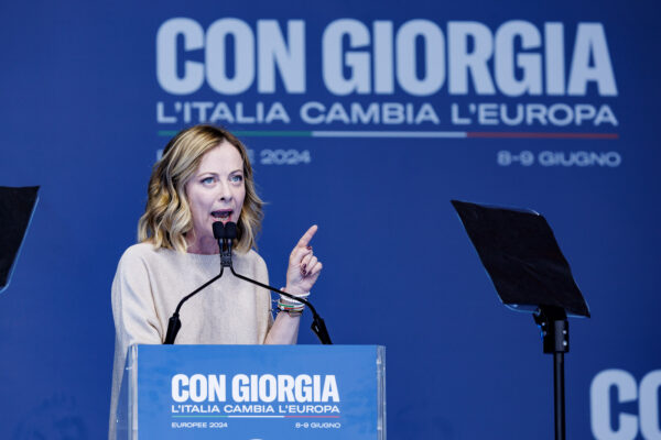 Roma - Manifestazione Con Giorgia l'Italia cambia l'Europa