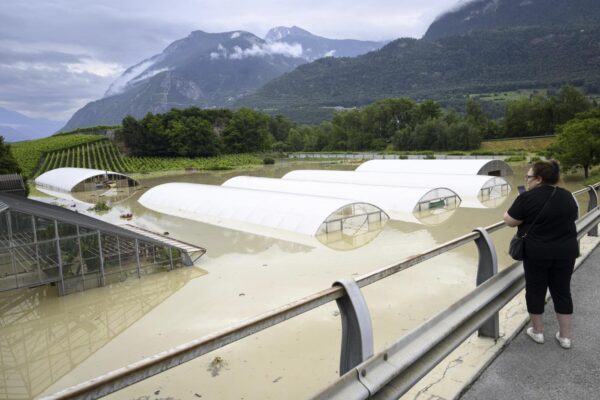 Maltempo e inondazioni in Svizzera