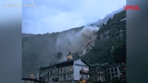Maltempo in Piemonte, a Noasca 149 mm di pioggia: virali immagini della cascata