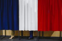 Emmanuel e Brigitte Macron al voto a Touquet-Paris-Plage