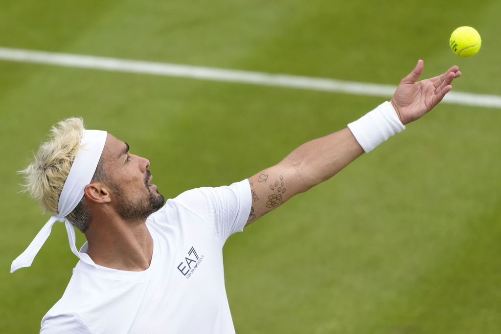 Furia Fognini a Stoccarda, insulta Moutet in francese Furia Fognini a Stoccarda, insulta Moutet in francese