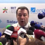 Salerno, Salvini inaugura aeroporto: “Politica sia unita su infrastrutture”