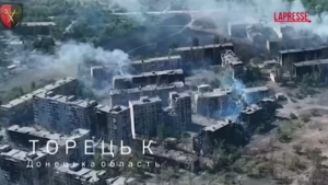 Ucraina, esercito Kiev pubblica video dei combattimenti a Toretsk
