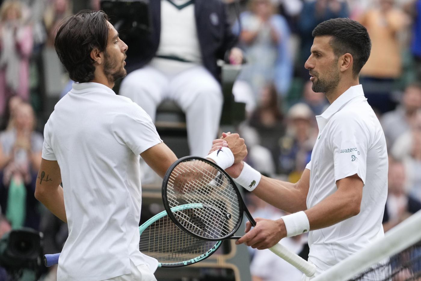 Wimbledon, troppo ‘Djoko’ per Musetti: Nole supera azzurro e va in finale con Alcaraz