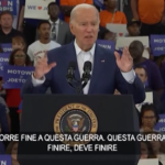 Usa, manifestanti filo-palestinesi interrompono il discorso di Biden
