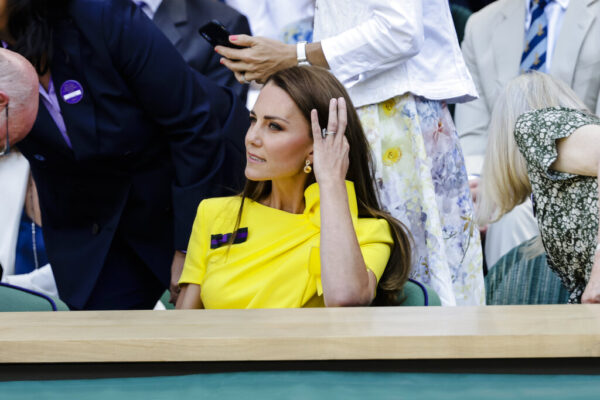 Wimbledon,  la principessa Kate presente alla finale maschile