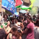 Bagnoli, le voci dei manifestanti: “Qui il governo non è il benvenuto”