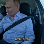 Russia, Putin alla guida sulla nuova autostrada Mosca-San Pietroburgo