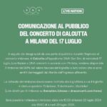 Disagi a concerto Calcutta: organizzatori offrono rimborso metà biglietto
