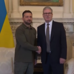 Londra, Zelensky incontra il premier britannico Starmer
