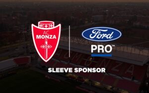 Calcio, il Monza sigla un accordo con Ford Pro: sleeve sponsor per stagione 2024/25