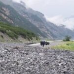 Sondrio, maxi-frana a Livigno: persone soccorse con i battelli