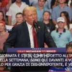 Usa, Trump: “Qui per grazia di Dio, mi sono preso una pallottola per la democrazia”