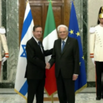 Roma, il presidente israeliano Herzog incontra Mattarella e Tajani