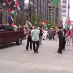 Chicago, proteste per la visita a Washington di Netanyahu al grido: “Palestina libera”