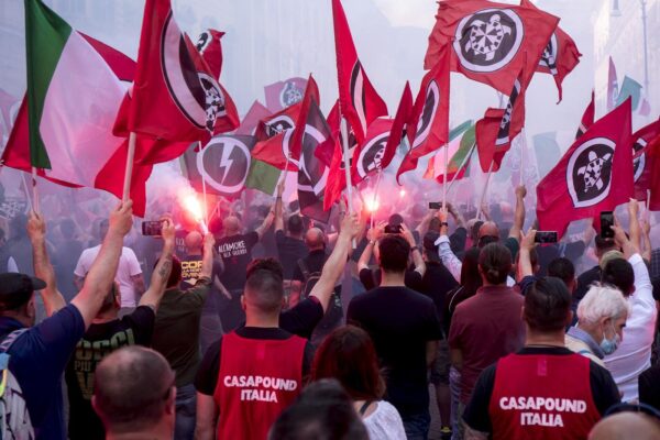 Manifestazione di Casapound