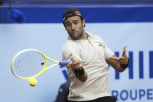 Matteo Berrettini vs Quentin Halys - Finale torneo di tennis Swiss Open di Gstaad, Svizzera