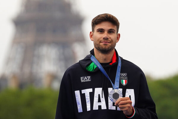 Olimpiadi di Parigi 2024 - Medaglia d'argento per Filippo Ganna nella crono maschile