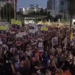 Israele, a Tel Aviv manifestazione di parenti e sostenitori degli ostaggi israeliani a Gaza