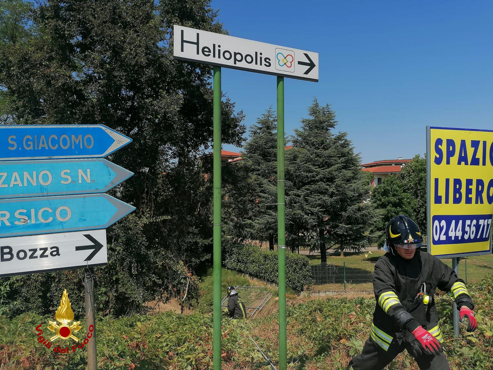 Milano, fuga di gas in strada: parzialmente evacuata rsa a Binasco Milano, fuga di gas in strada: parzialmente evacuata rsa a Binasco