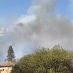 Roma, incendio a Monte Mario: il rogo vicino al Tribunale e alla Rai