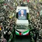 Ismail Haniyeh, a Teheran folla oceanica segue la bara del leader di Hamas