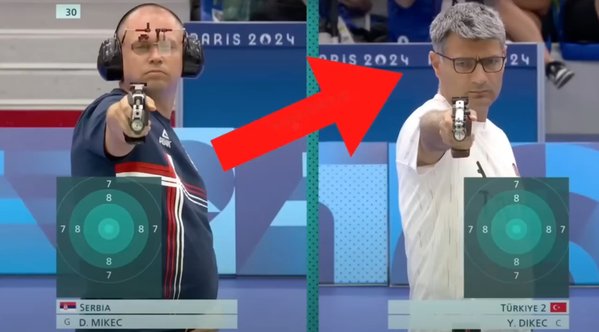 Parigi 2024, tiro a segno: il turco Yusuf Dikeç diventa la star dei social