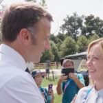 Parigi 2024, a Versailles l’incontro tra Meloni e Macron