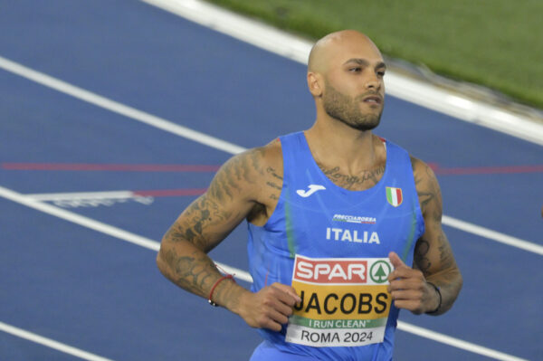 Roma, Marcell Jacobs - Europei di atletica 2024