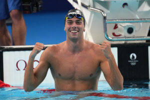 Olimpiadi Parigi 2024 - Gregorio Paltrinieri medaglia d'argento nei 1500 mt stile libero di nuoto