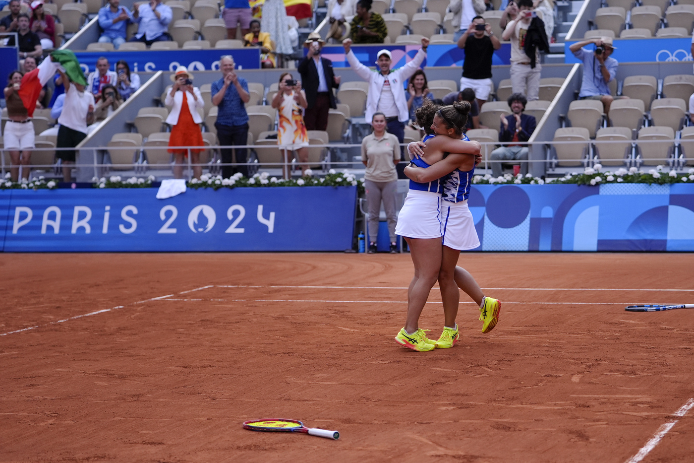 Parigi 2024, tennis: Errani-Paolini storico oro nel doppio femminile