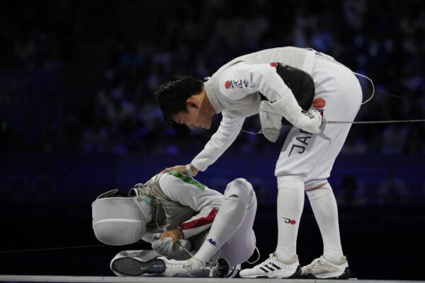 Giochi Olimpici di Parigi 2024 - Finale scherma fioretto squadre uomini Italia vs Giappone