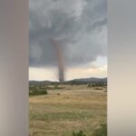 Spagna, tornado sulla città di El Toro: le impressionanti immagini sui social