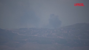 Libano, colonne di fumo al confine con Israele
