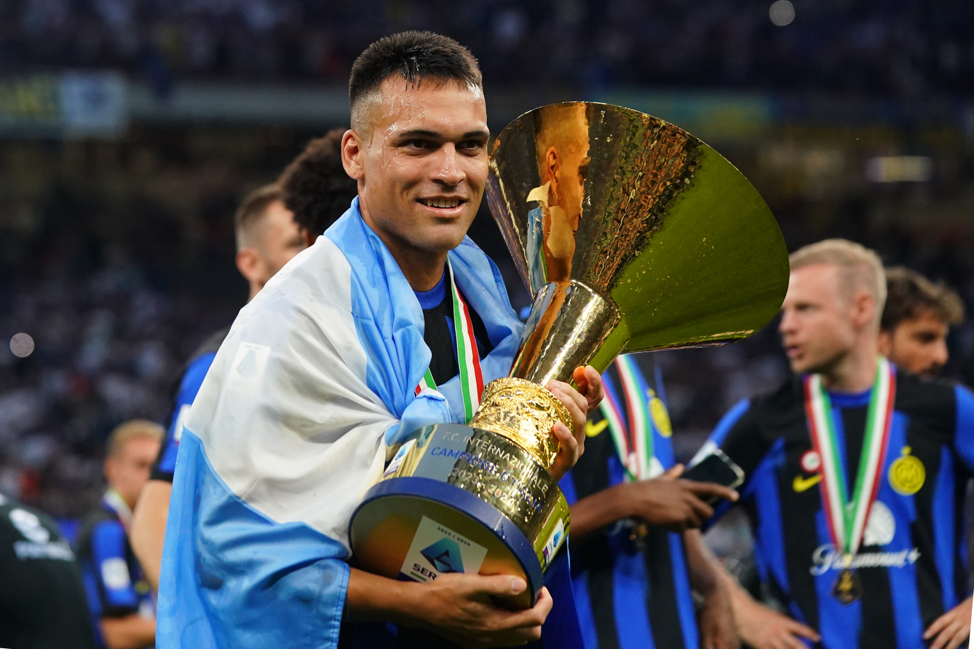 Inter, Lautaro Martinez è rientrato in Italia