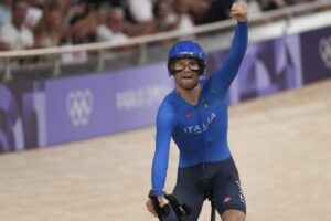 Olimpiadi Parigi 2024 - Italia medaglia di bronzo nel ciclismo su pista