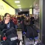 Parigi 2024, le Farfalle sbarcano a Fiumicino: l’accoglienza è trionfale