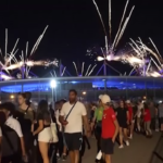Parigi 2024, fuochi d’artificio allo Stade de France per la chiusura delle Olimpiadi
