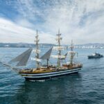 Italia-Giappone, l’Amerigo Vespucci a Tokyo per la prima volta