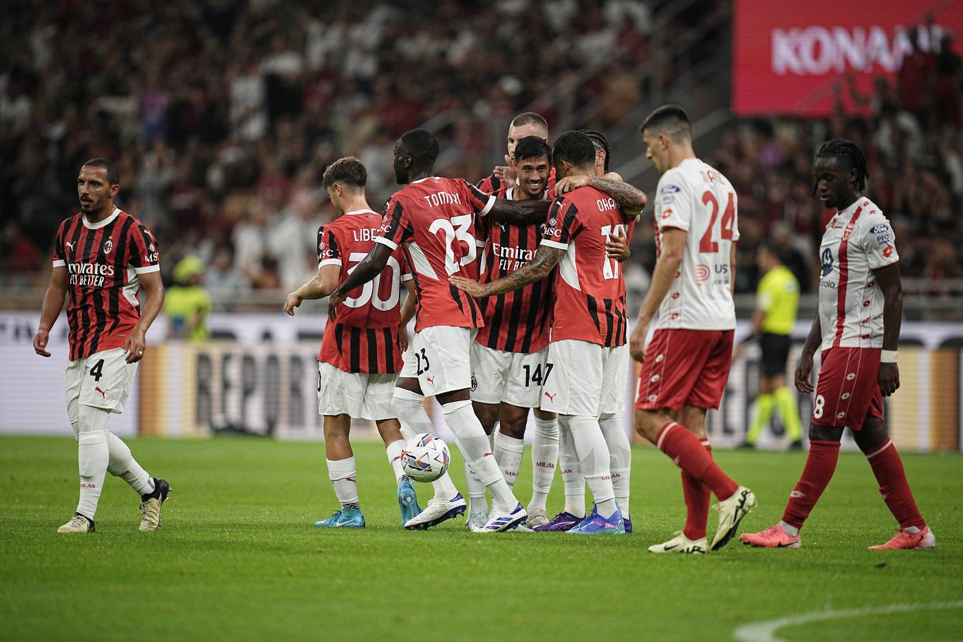 Trofeo Silvio Berlusconi, vince il Milan: 3-1 al Monza