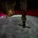 Nasa, l’aurora boreale ripresa dalla Stazione Spaziale Internazionale