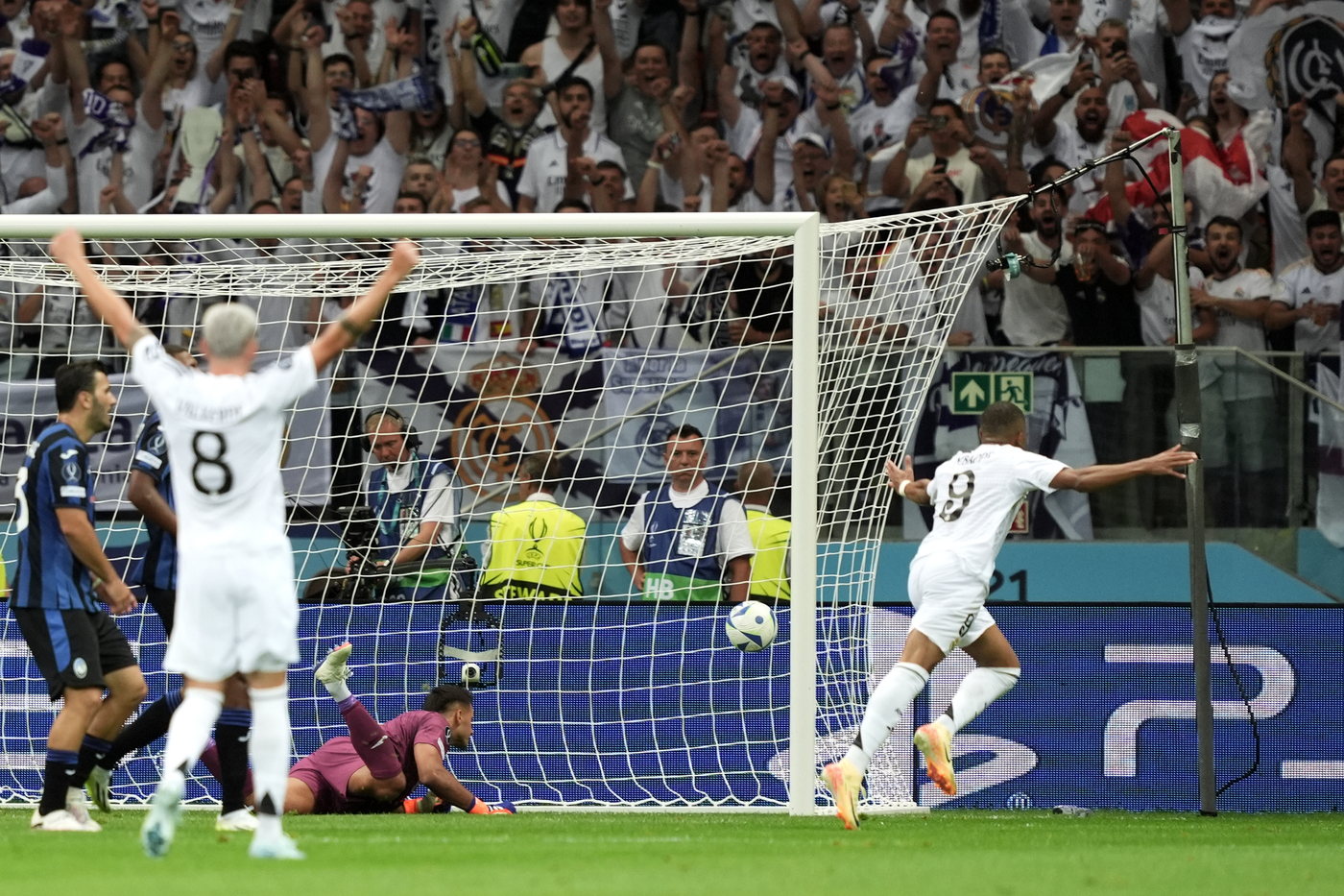 Supercoppa Europea, Real Madrid-Atalanta 2-0