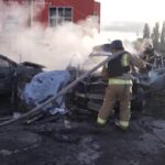 Ucraina, attacco russo su Sumy: auto bruciate e vetri distrutti