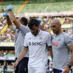 Napoli, Kvaratskhelia quattro ore in ospedale a Verona