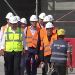 Milano-Cortina, sopralluogo di Matteo Salvini al cantiere di Scalo Porta Romana