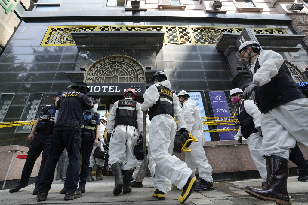 Corea del Sud, incendio in hotel a Bucheon: sette morti e 12 feriti Corea del Sud, incendio in hotel a Bucheon: sette morti e 12 feriti