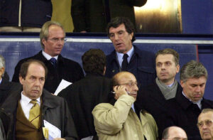 ITALIA - INGHILTERRANELLA FOTO : ERIKSSON E ZOFF IN TRIBUNA