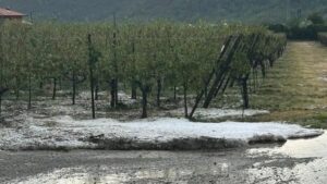 Maltempo, grandine e temporali in provincia di Brescia