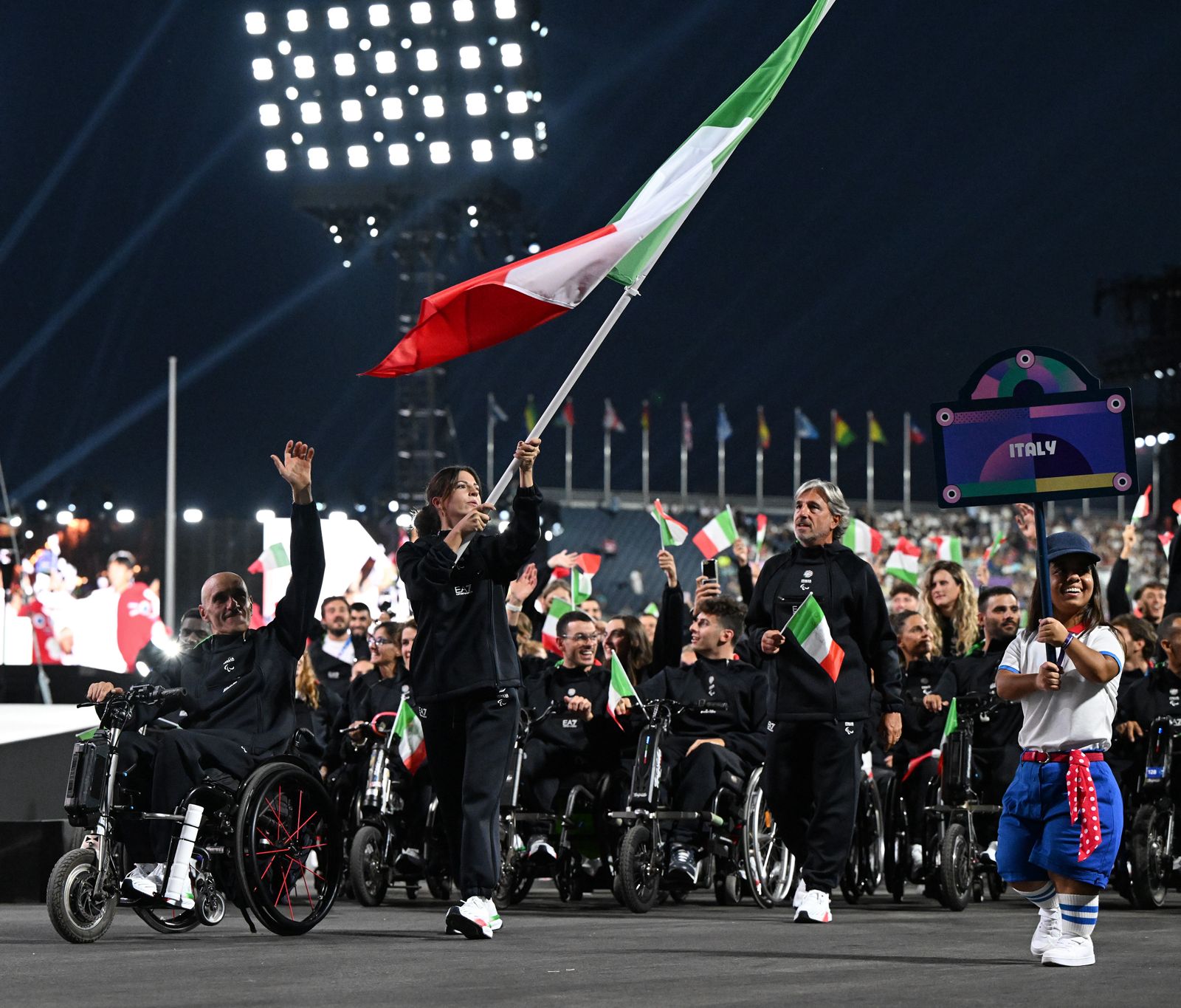 Paralimpiadi, la cerimonia di apertura: Mattarella in tribuna